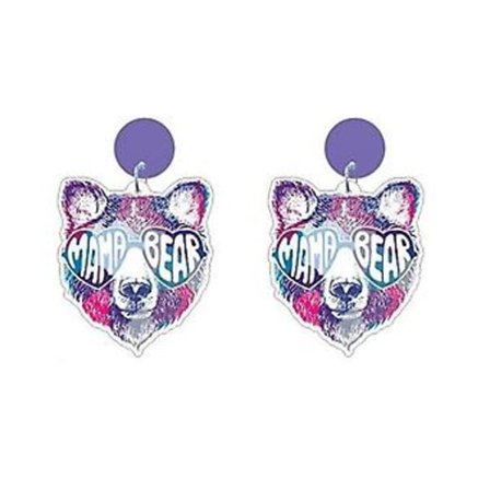 Modeörhängen Akrylmaterial Smyckestillbehör Smyckesgåva till Mamma Flickor (D36)