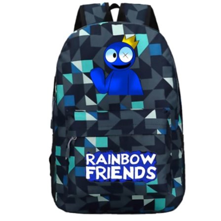 Roblox Rainbow Friends Ryggsäck Stor kapacitet utskrift Ryggsäck