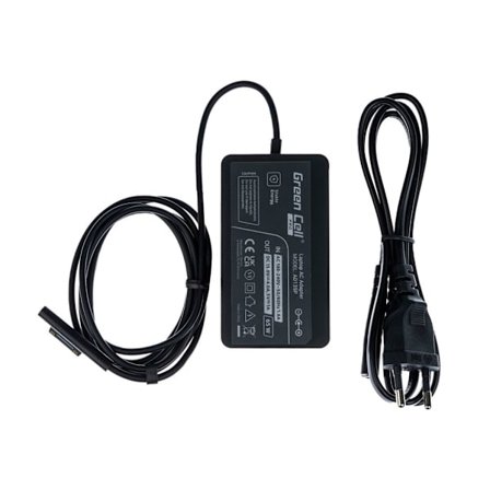 Green Cell PRO 1706 Laptop charger, 65W, 15V, 4A for Microsoft Surface, Pro, Book, Go