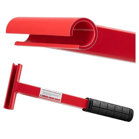 Dørhængseljusteringsværktøj - Langt håndtag hængselbukker. 134 Gauge til kommerciel dørhængsel