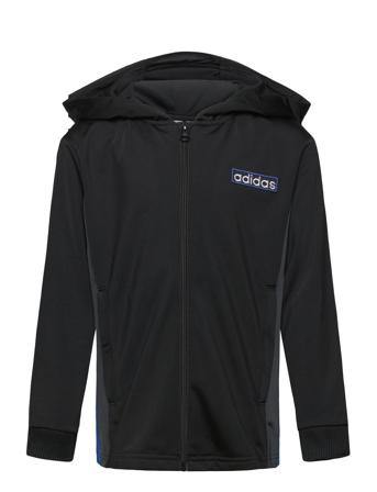 Adibreak Fz Hd Tops Sweatshirts & Hoodies Hoodies Black Adidas Originals