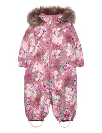 Nmfsnow10 Suit Unicorn Fo Outerwear Coveralls Snow/ski Coveralls & Sets Rosa Name It