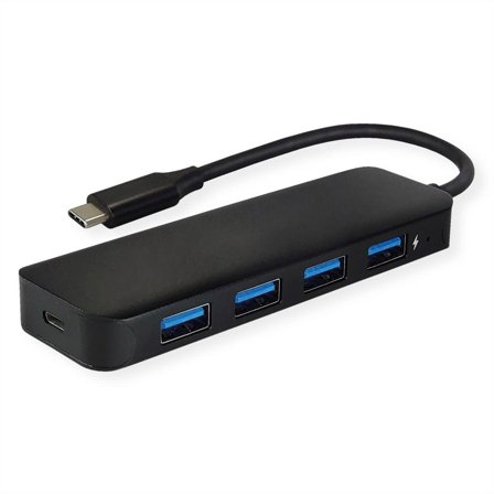VALUE USB3.2 Gen1 Hub, 4x USB A F,