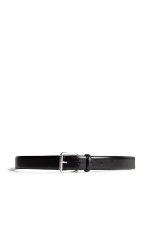 J.Lindeberg - Bill Leather Belt - Black - Man - 90