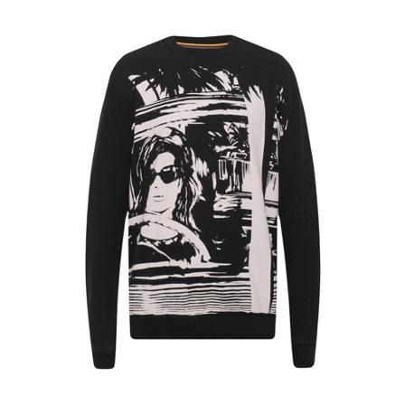 Paul Smith Printed sweatshirt Sort, Herre Sweatshirts