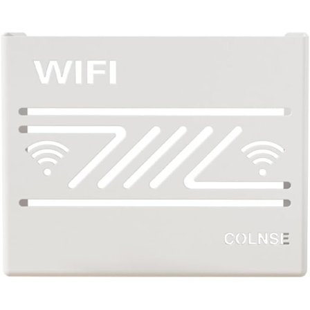 Seinään asennettava Wi-Fi-reitittimen säilytyslaatikko, koristeellinen seinähylly, seinäkoriste, monitoiminen yhteensopiva reititin, kaapelijärjestäjä