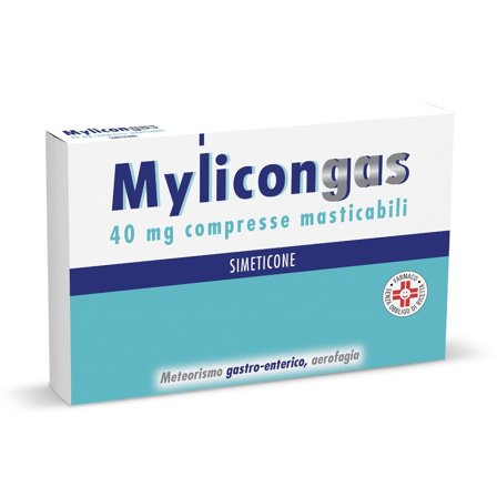 Mylicongas Aerofagia 50 Compresse per Flatulenza Meteorismo