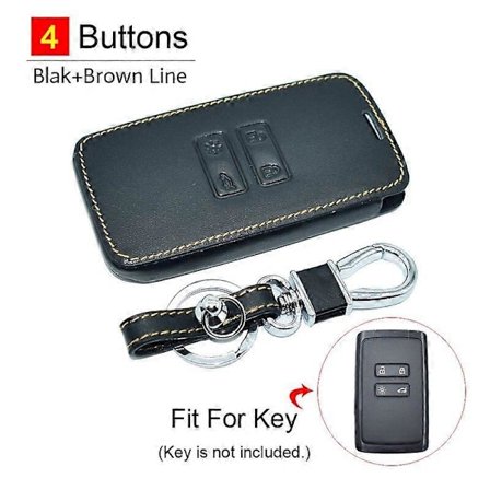 Læder Bilnøgle Cover Tilbehør Til Renault Captur Koleos Kadjar Arkana Megane Dacia Duster Sandero Stepway Fjernbetjening Nøgleetuier