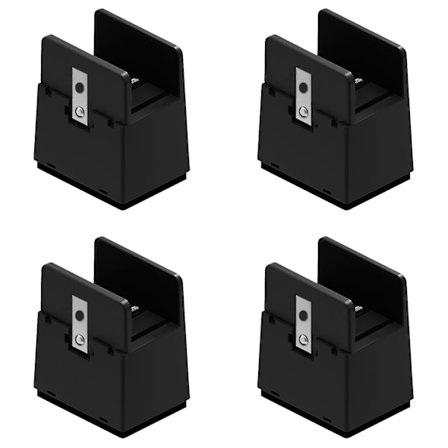 4x Møbelhevere til seng 5/10cm Heavy Duty Justerbare skrivebordsløfter Benforlengelse - xinhan