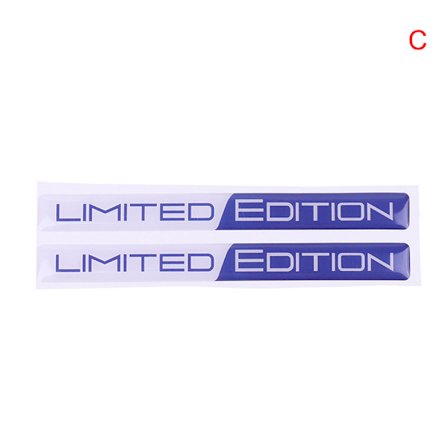 3D Car Sticker Limited Edition Emblem Badge Decal Case