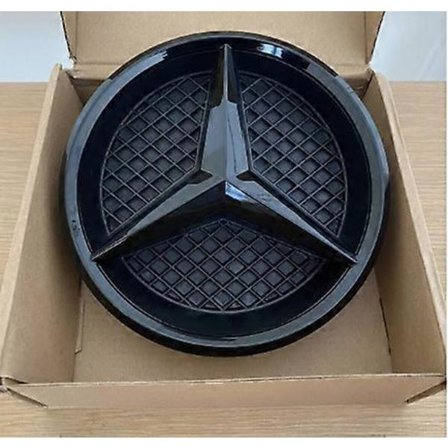 Grill New Star Emblem Svart Logo 2012-2018 W205 W212 W176 W218 {hh}