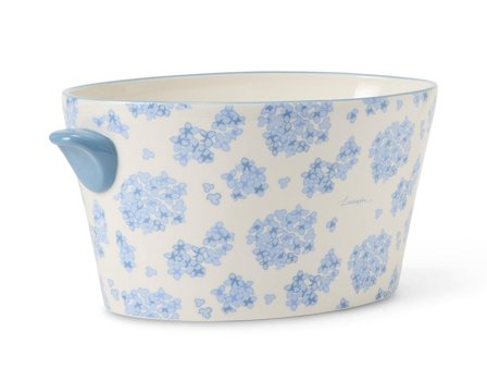 Lexington Potte/Krukke Floral Blå 30x21