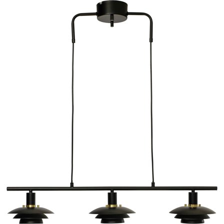 Aneta - Taklampe Epsilon svart 3xE14 15317-15 Svart