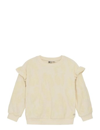 Sweater Jaquard Ruffle Cream Daily 7