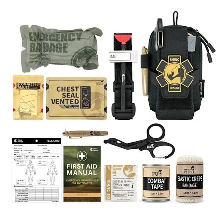 Rescue EDC Pouch First Aid Kit Tactical Military Survival Trauma Kit Molle Utility Verktyg Pouches För camping vandring