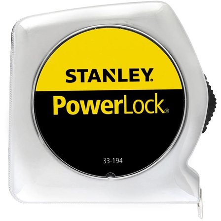 STANLEY Powerlock 0-33-198 Målebånd 8 meter, Måleinstrumenter