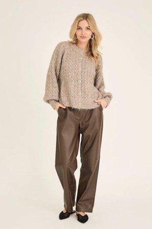 Kabba knit Cardigan Light brown M