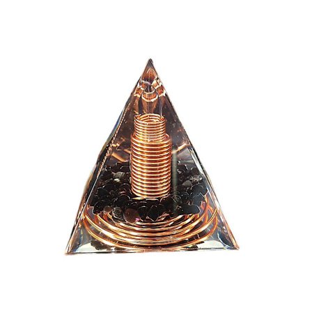 6cm Krystalgrus Spiral Pyramide Spiral Spole Pyramide Håndlavet Hjemmeindretning Håndværk Spiral Kobber