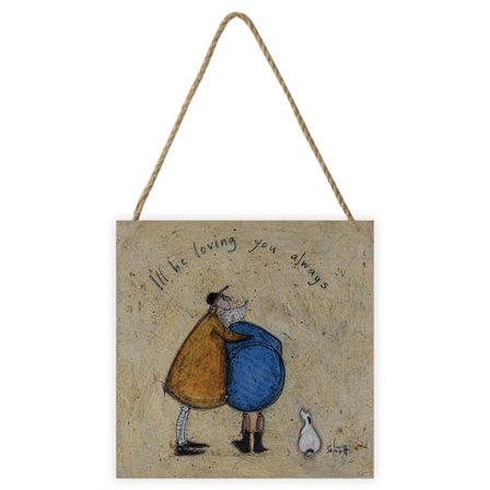Sam Toft I ́ll Be Loving You Always Träskylt En Storlek Beige