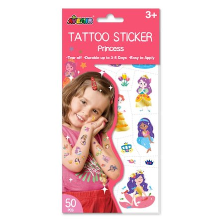 Avenir Tattoo Sticker Princess