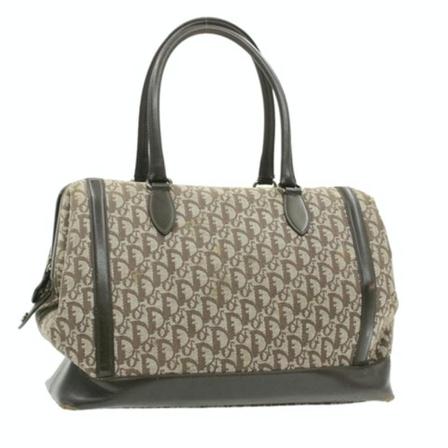 Dior Vintage, Pre-owned Handbag Beige, Dames, Maat:ONE Size,leer
