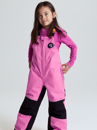 Wasserdichte wattierte Skihose POWDER - 110 - kinderbekleidung - pink - Polarn O. Pyret
