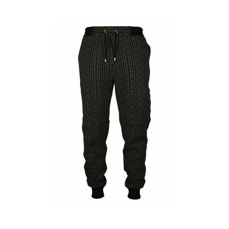 Balmain, Trousers Groen, Heren, Maat:S,polyester
