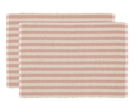 SÖDAHL SPISEBRIKKE 33X48 2-PAK STATEMENT STRIPE ROSE