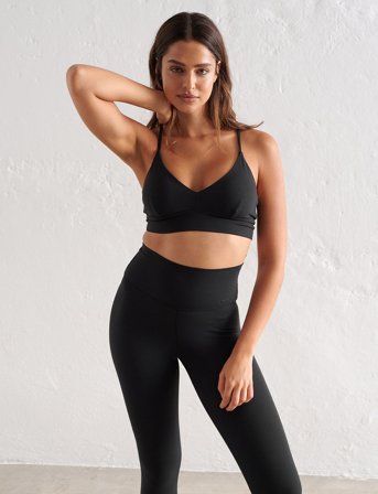 aim ́n Sense Strap Bra - Black - S