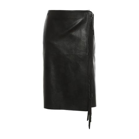 Stella McCartney, Altermat Skirt With Fringes Zwart, Dames, Maat:XS