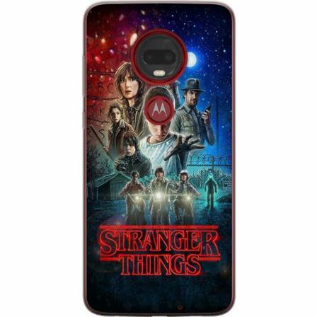 Motorola Moto G7 Plus Genomskinligt Skal Stranger Things