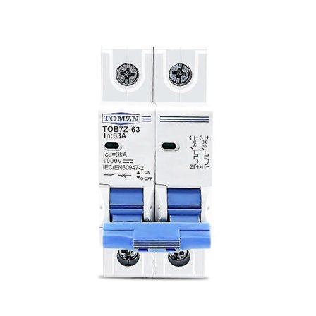 2p DC 1000V Solcells Mini Brytare DC MCB Brytare för PV System, 63A-xindaren