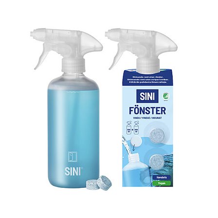 SINI Rengjøringspray vindu start