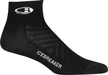 Icebreaker Women's Run+Ultralight Mini Women workout socks Black S