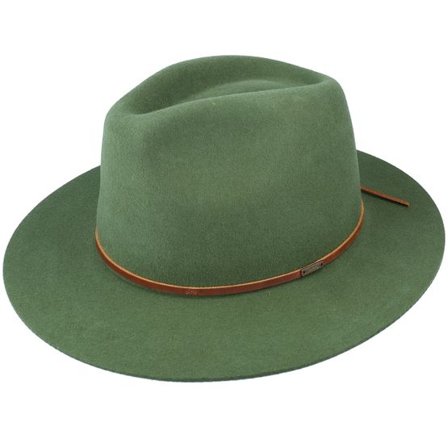 Brixton - Grön fedora Hatt - Wesley Clover Green Fedora @ Hatstore