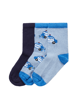 Å KIDS Mönstrade strumpor, 3-pack Strumpor Blå 30/33