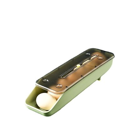 (Grön)Automatisk Rullande Äggförvaringslåda i Plast för Kök och Kyl