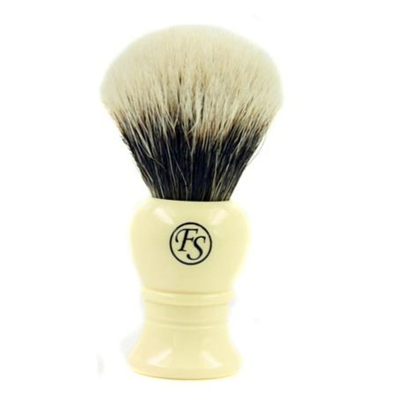 Frank Shaving Imiteret Elfenben Barberkost Finest Badger, Mænd, Skægpleje, Skægbørster