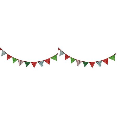 24 stk Fargetrekantede Flagg Fest Bunting Banner Til Dekorasjon