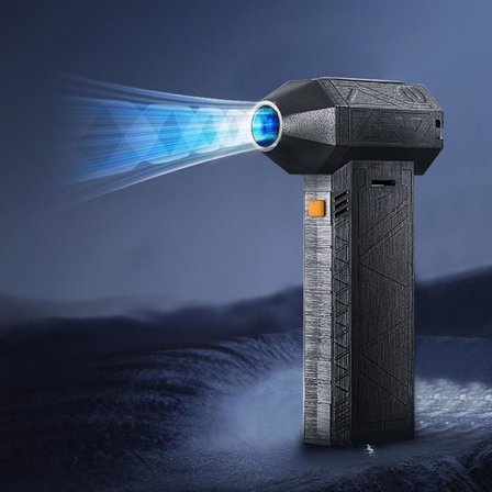 Jet Dry Blæser, 130000RPM Sneblæser med Høj Hastighed, Turbofan, Kraftfuld Børsteløs, til Bilrengøring Camping Udendørs