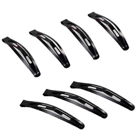 20 x Stora Svarta Metall Hårspännen Barrettes 78mm DIY [DB]