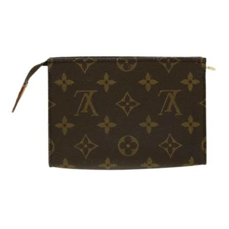 Louis Vuitton Vintage, Pre-owned Canvas pouches Bruin, Dames, Maat:ONE Size,leer