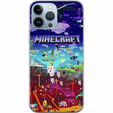 Apple Iphone 14 Pro Max Genomskinligt Skal Minecraft