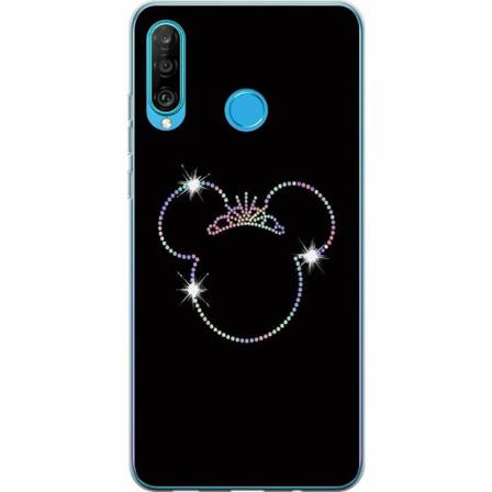 Huawei P30 Lite Genomskinligt Skal Minnie Mouse