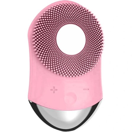 Elektrisk ansigtsrensebørste, ansigtsrensning, skånsom hudrensning, vandtæt design, ABS-silikonemateriale, 11,6 x 7,1 x 3,1 cm Varm Pulver C...
