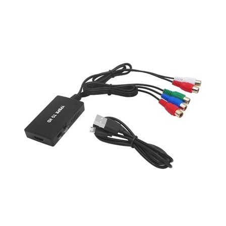 1080P komponent til HDMI-kompatibel konverter YPBPR RGB + R/L Lyd til HDMI-kompatibel adapter 5RCA til HDMI-kompatibel