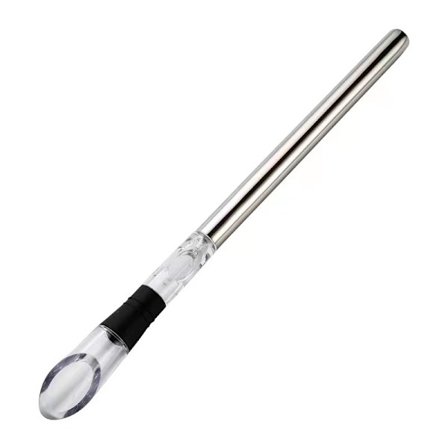 2-osainen viinipullon jäähdytyssarja teräksinen jäähdytystanko viinipullon ilmastajalla