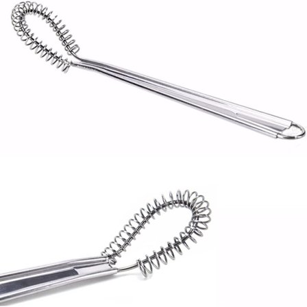 Pakke med 2 bedste redskaber rustfrit stål mini æggepisker pisker ha