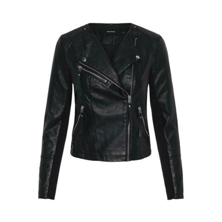 Vero Moda, Leather Jackets Zwart, Dames, Maat:M