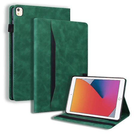 10,2 tommer 9./8./7. generation Kompatibel med iPad-cover, førsteklasses lædercover med S Pen-holder og automatisk sleep/wake-funktion